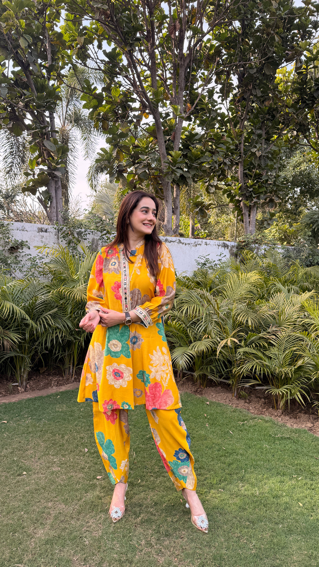 SUNSHINE BLOOM MUSLIN SET
