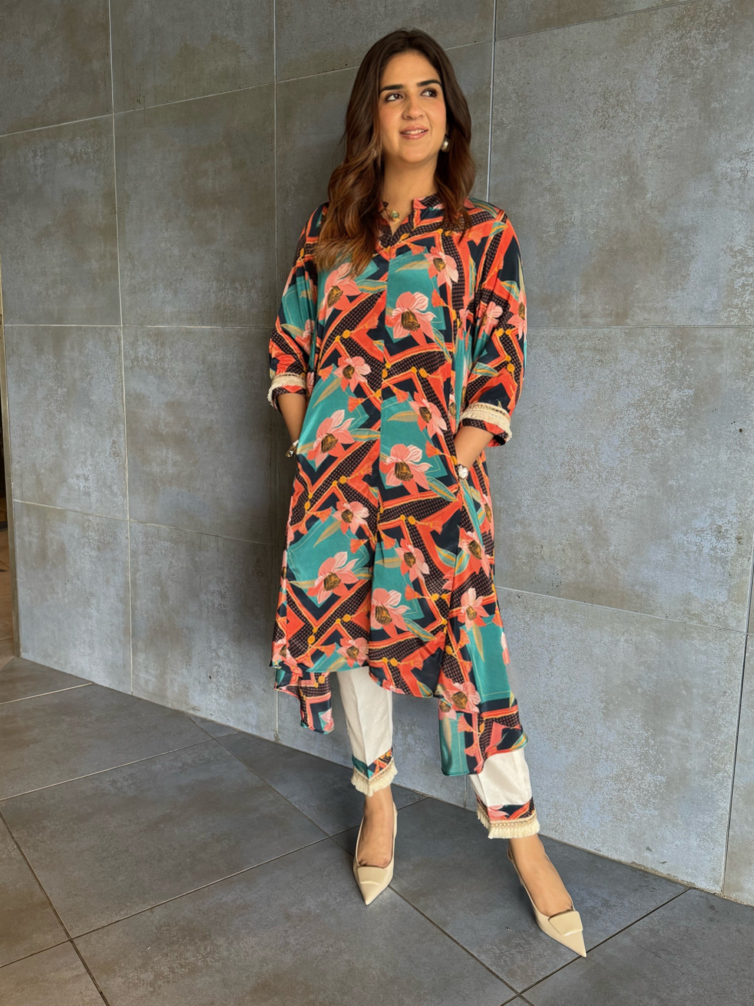 CREPE VIBRANT FLOWY SET