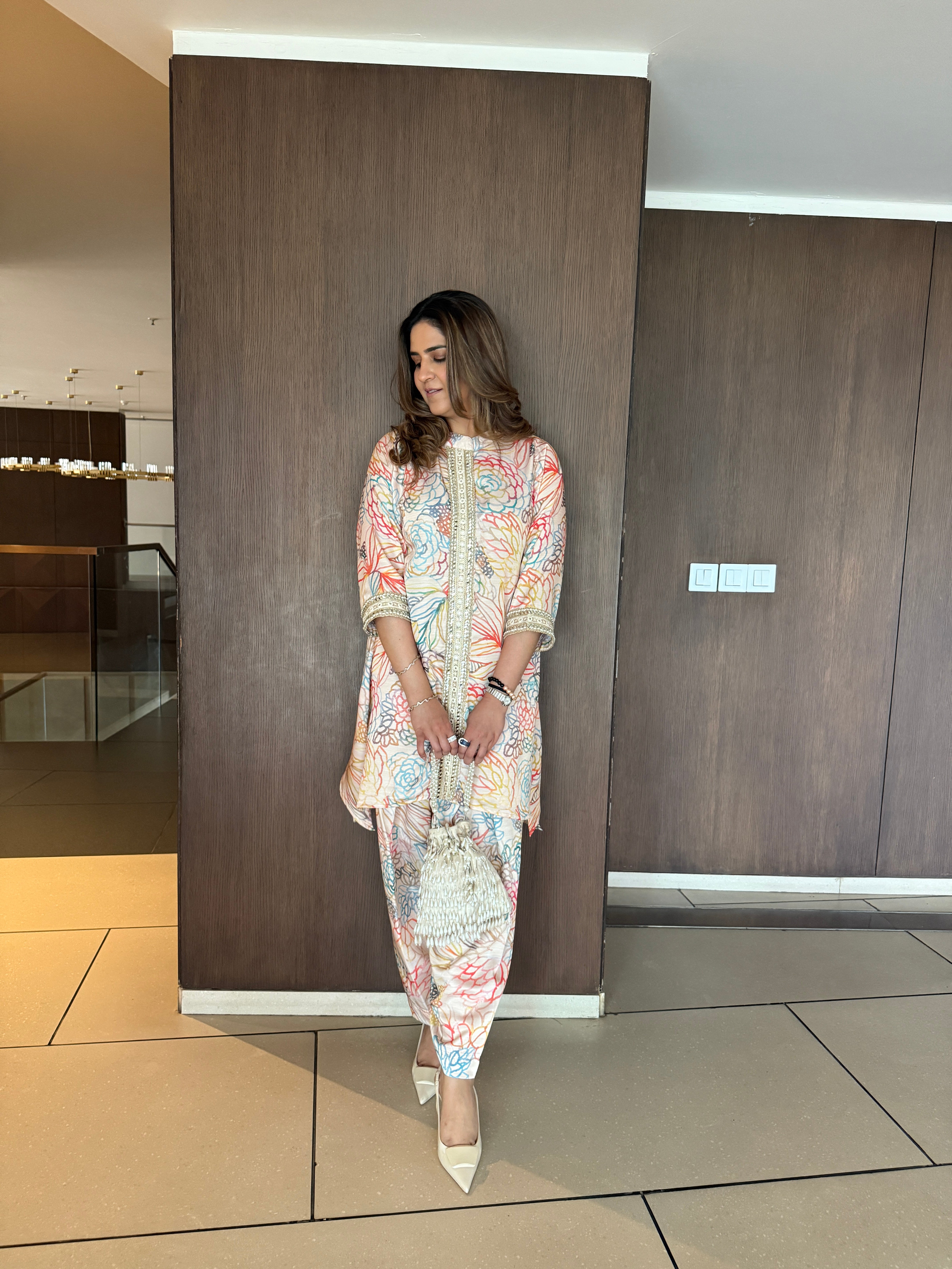 EMBELLISHED FLORAL PASTEL SET