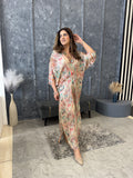 LUXE SATIN EMBROIDERED KAFTAAN