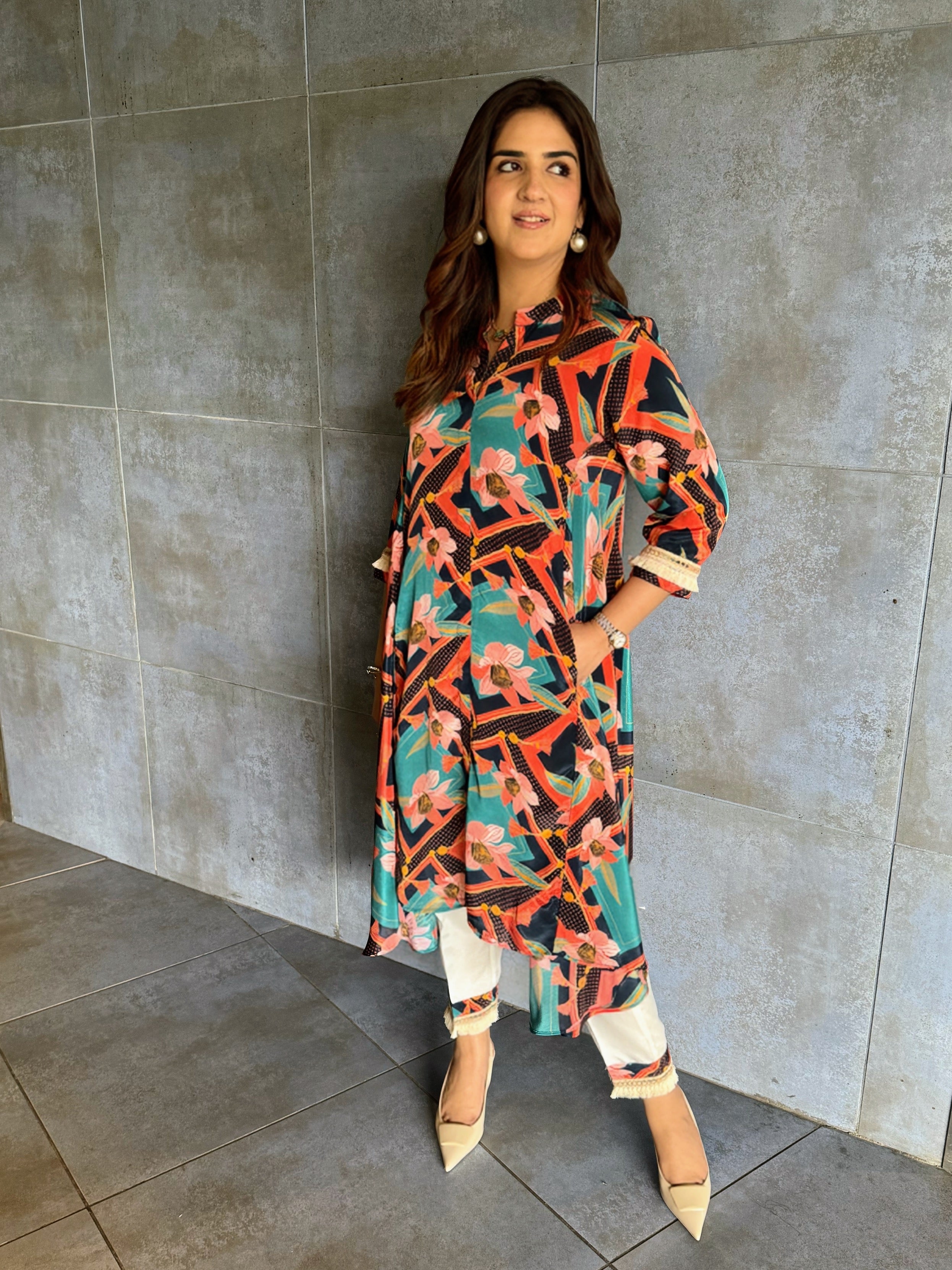 CREPE VIBRANT FLOWY SET