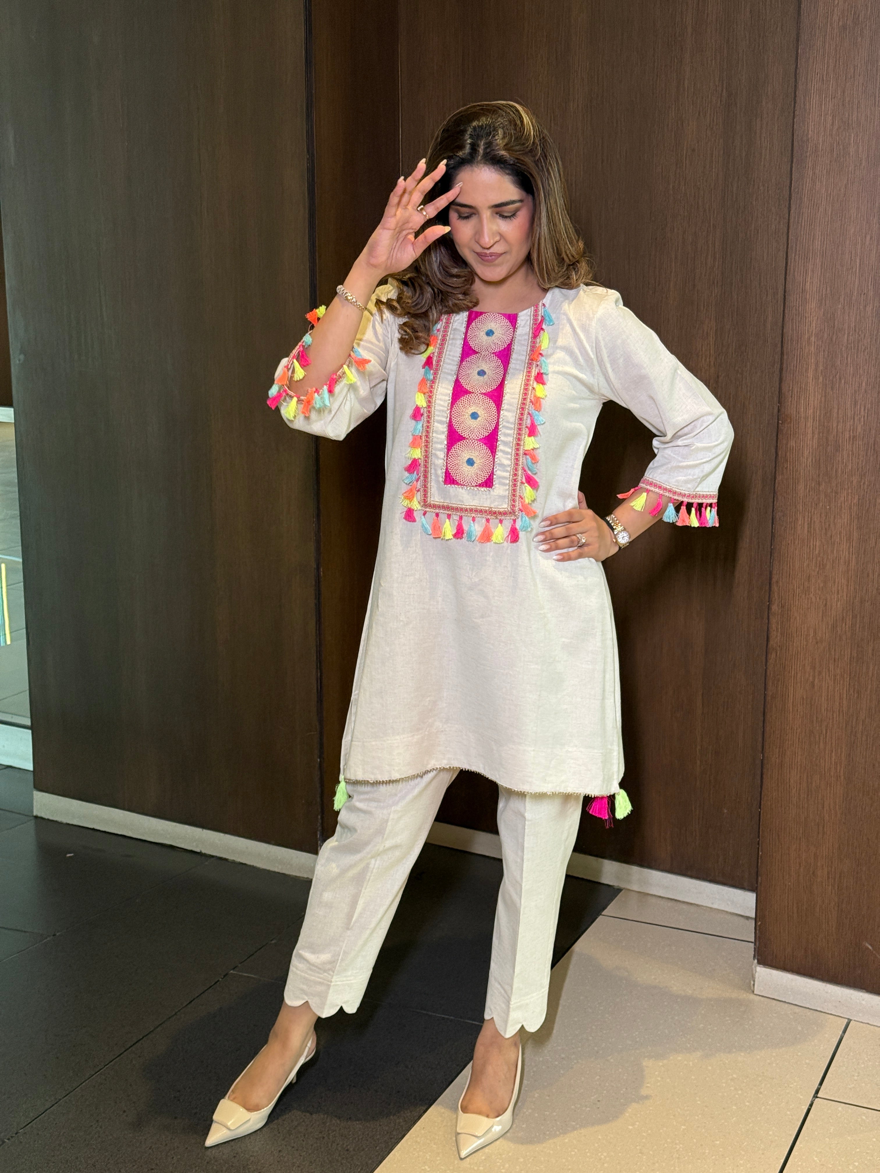 ORGANIC BOHO TASSEL SET