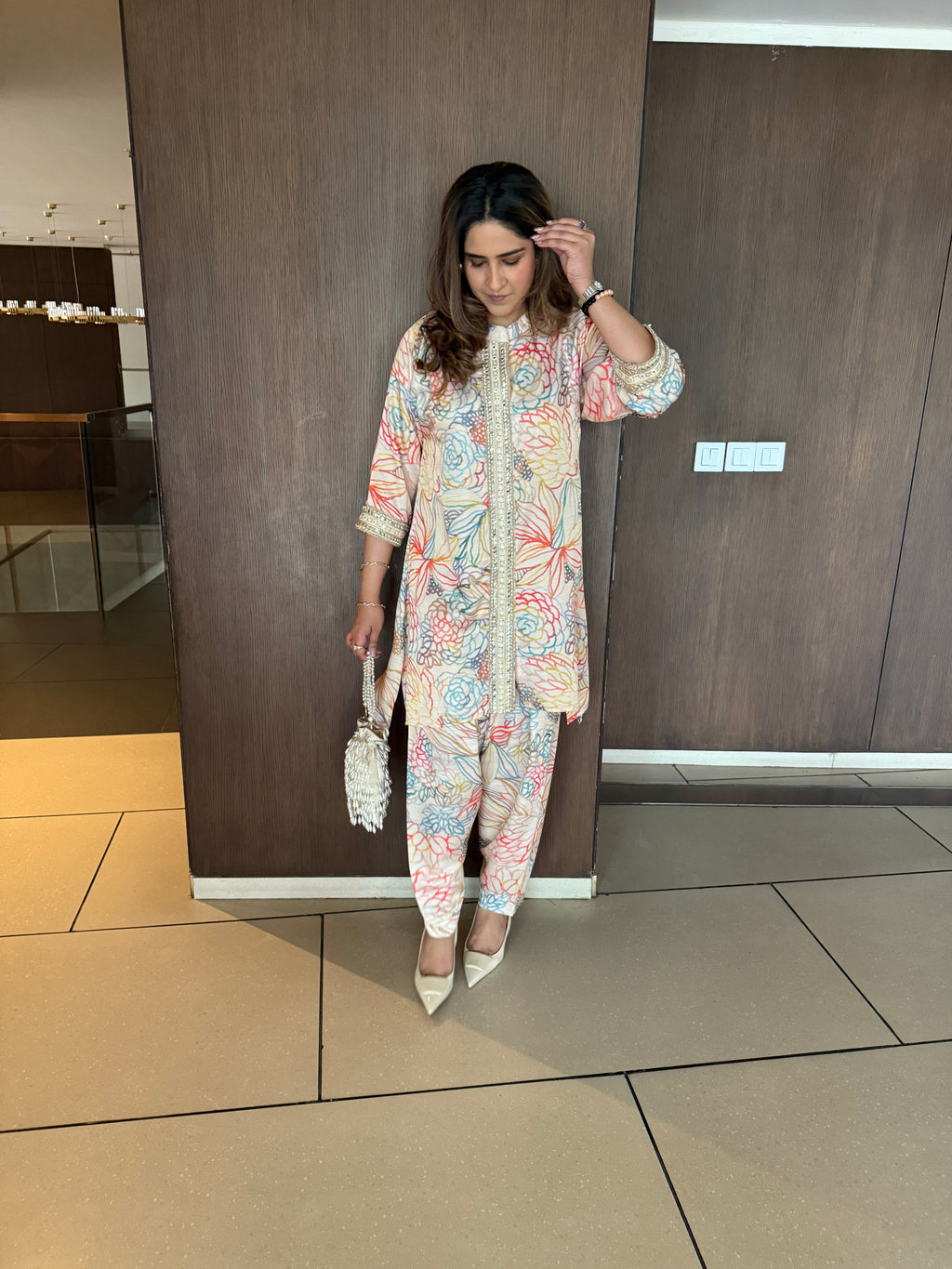 EMBELLISHED FLORAL PASTEL SET