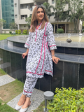 EMBROIDERED CHIKAN COTTON SET