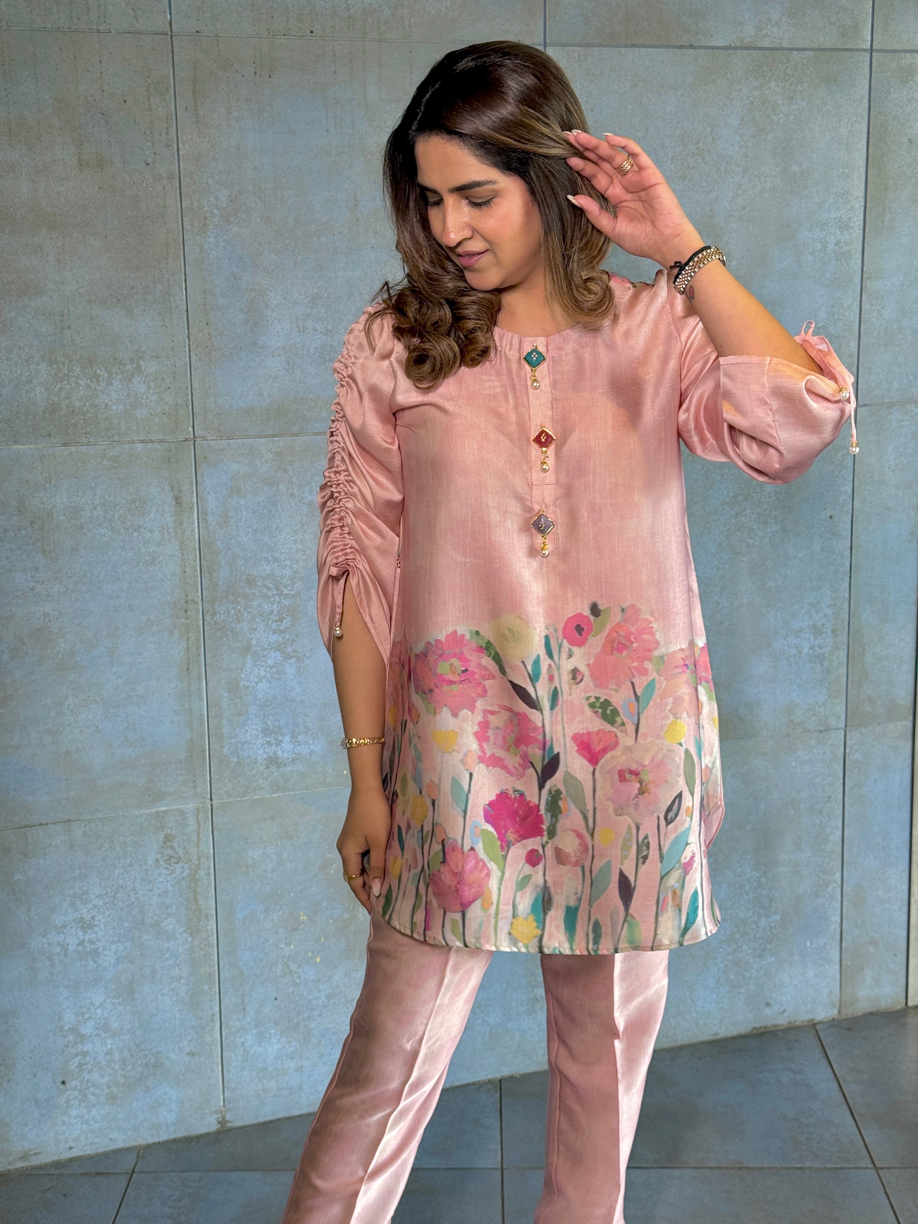 PASTEL BLUSH COORD SET