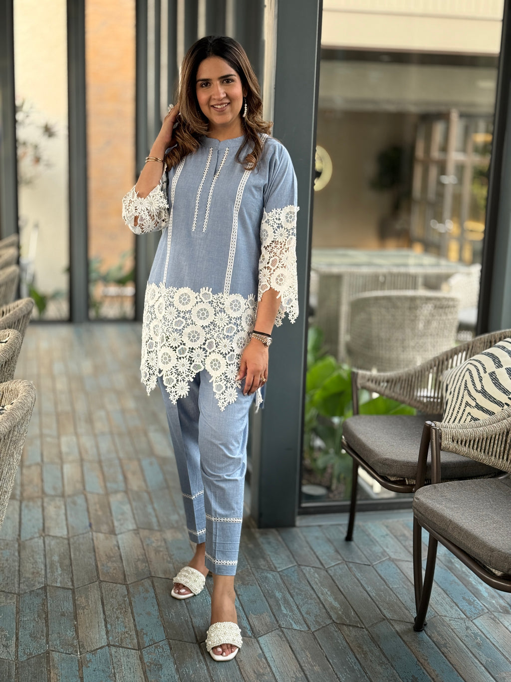 BROAD LACE BLUESET