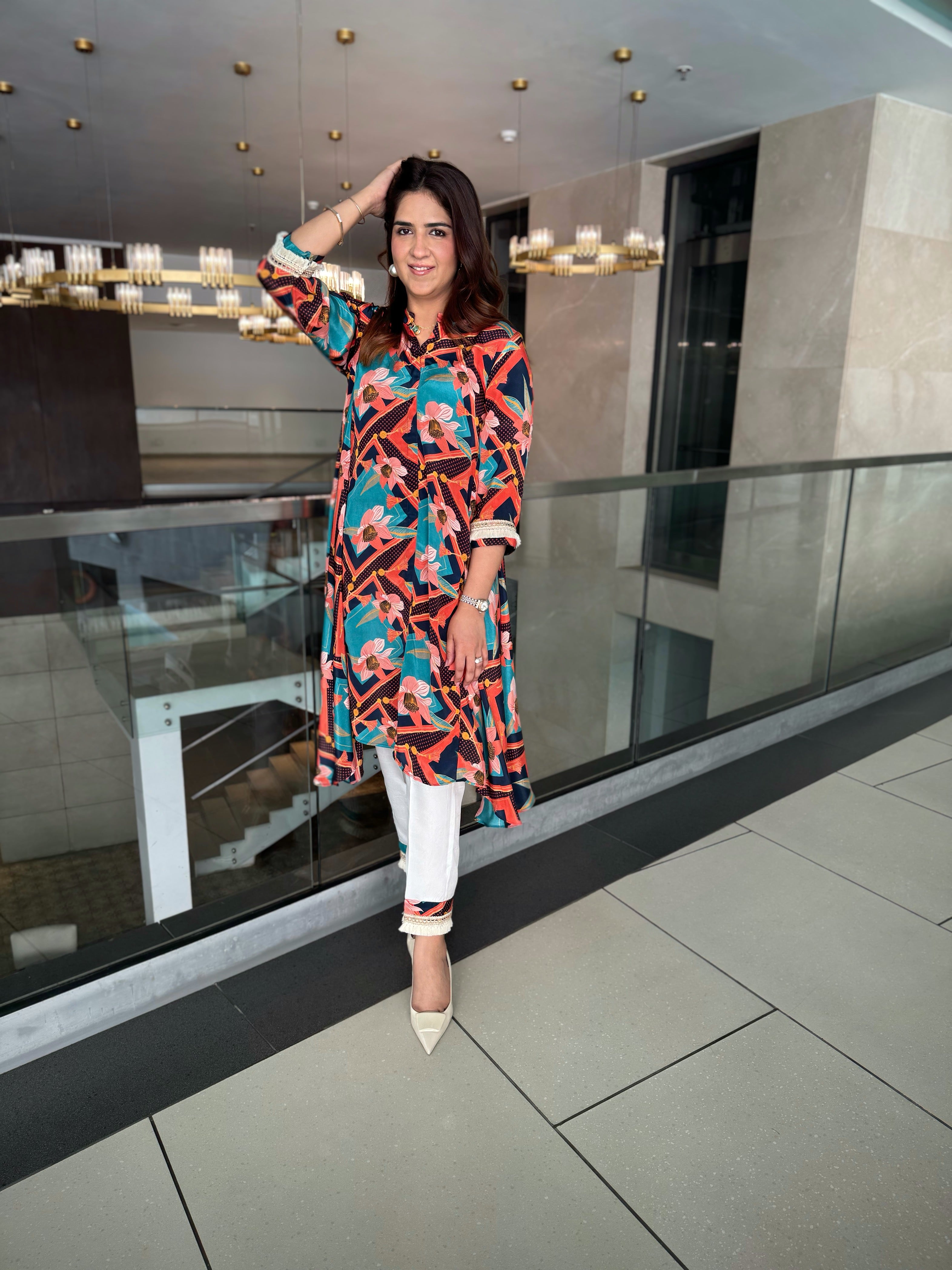 CREPE VIBRANT FLOWY SET