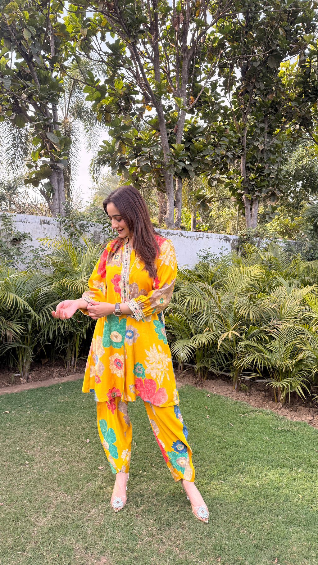 SUNSHINE BLOOM MUSLIN SET