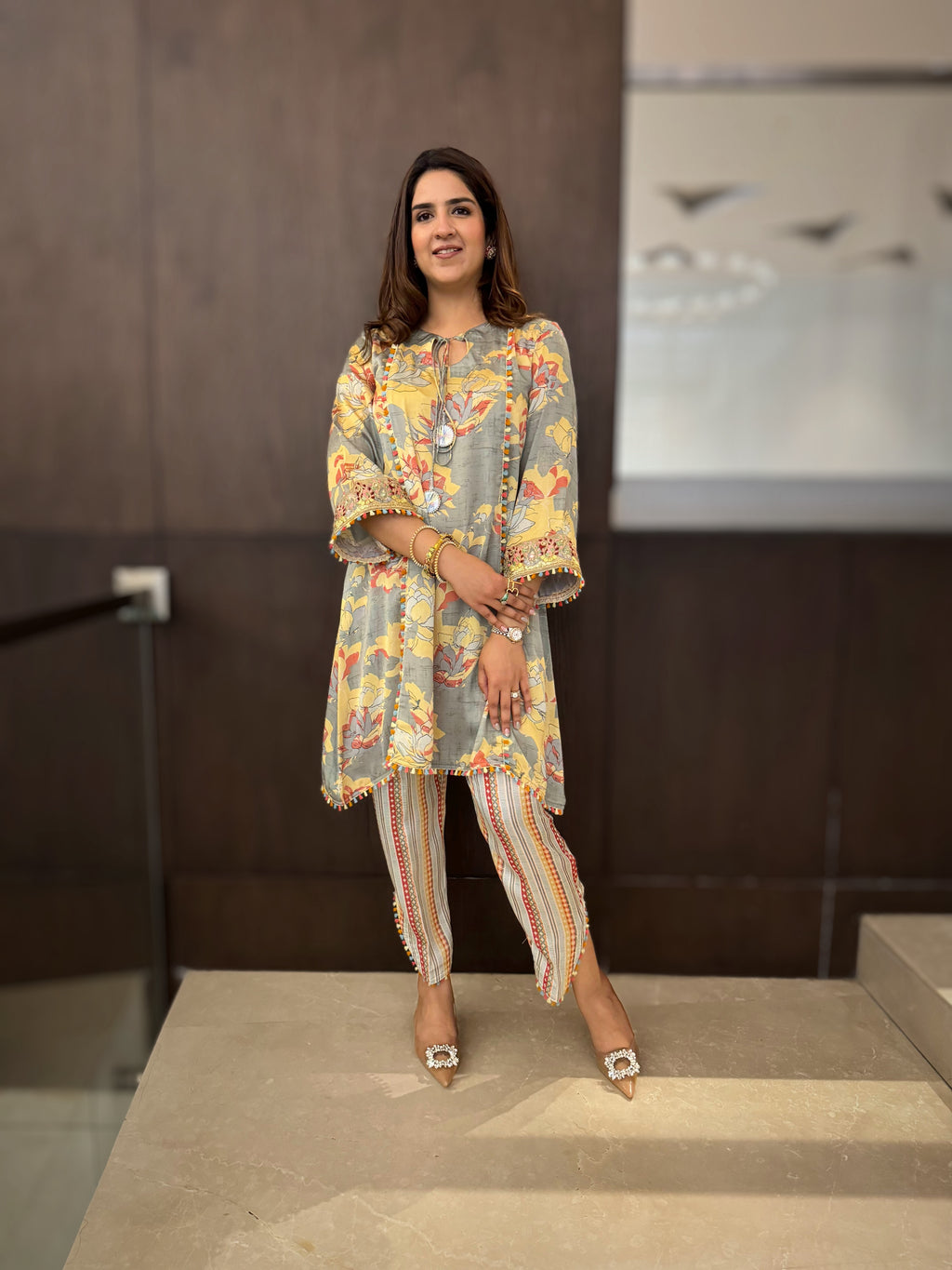 FLORAL PRINTED SET
