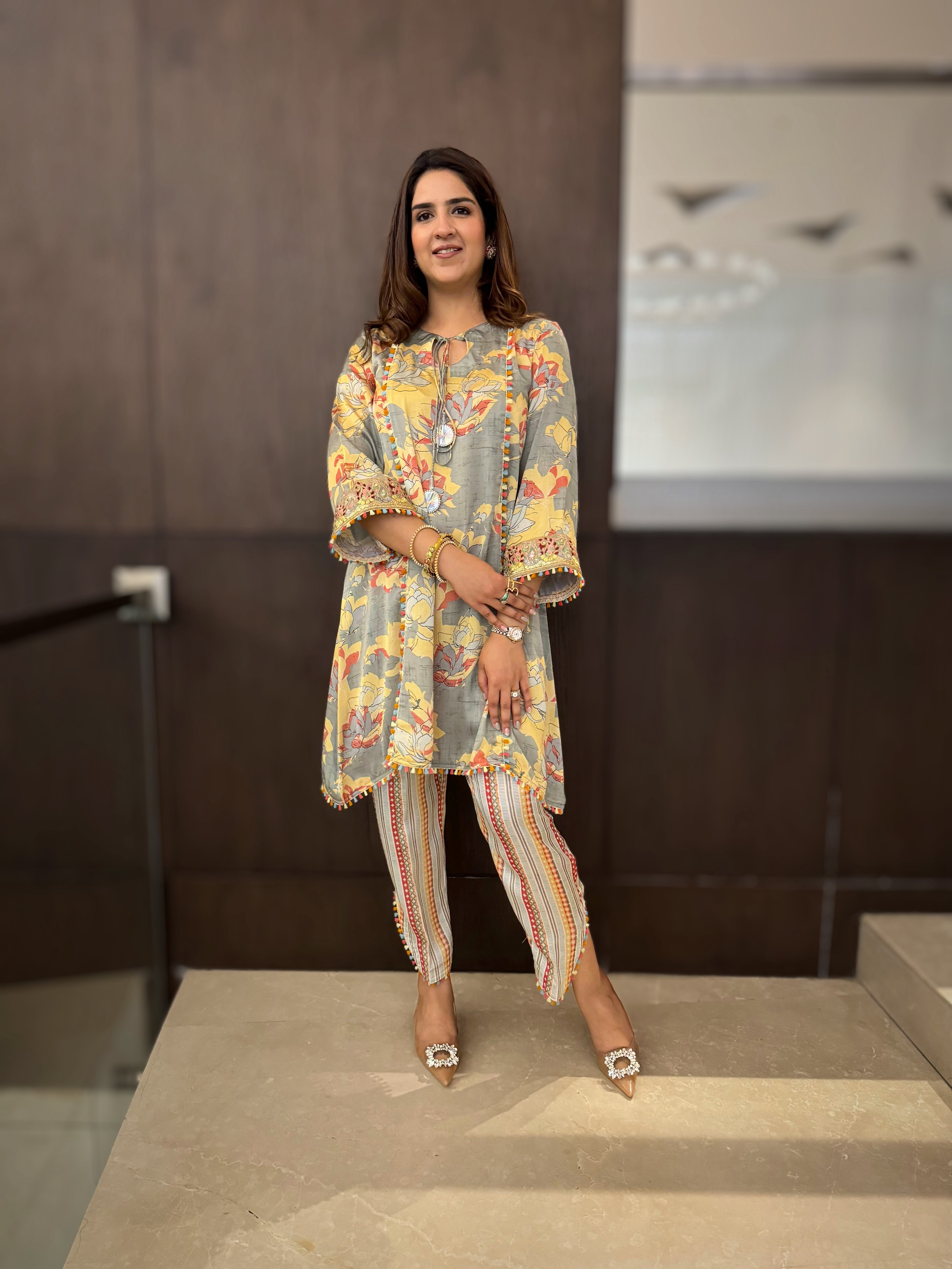 FLORAL PRINTED SET