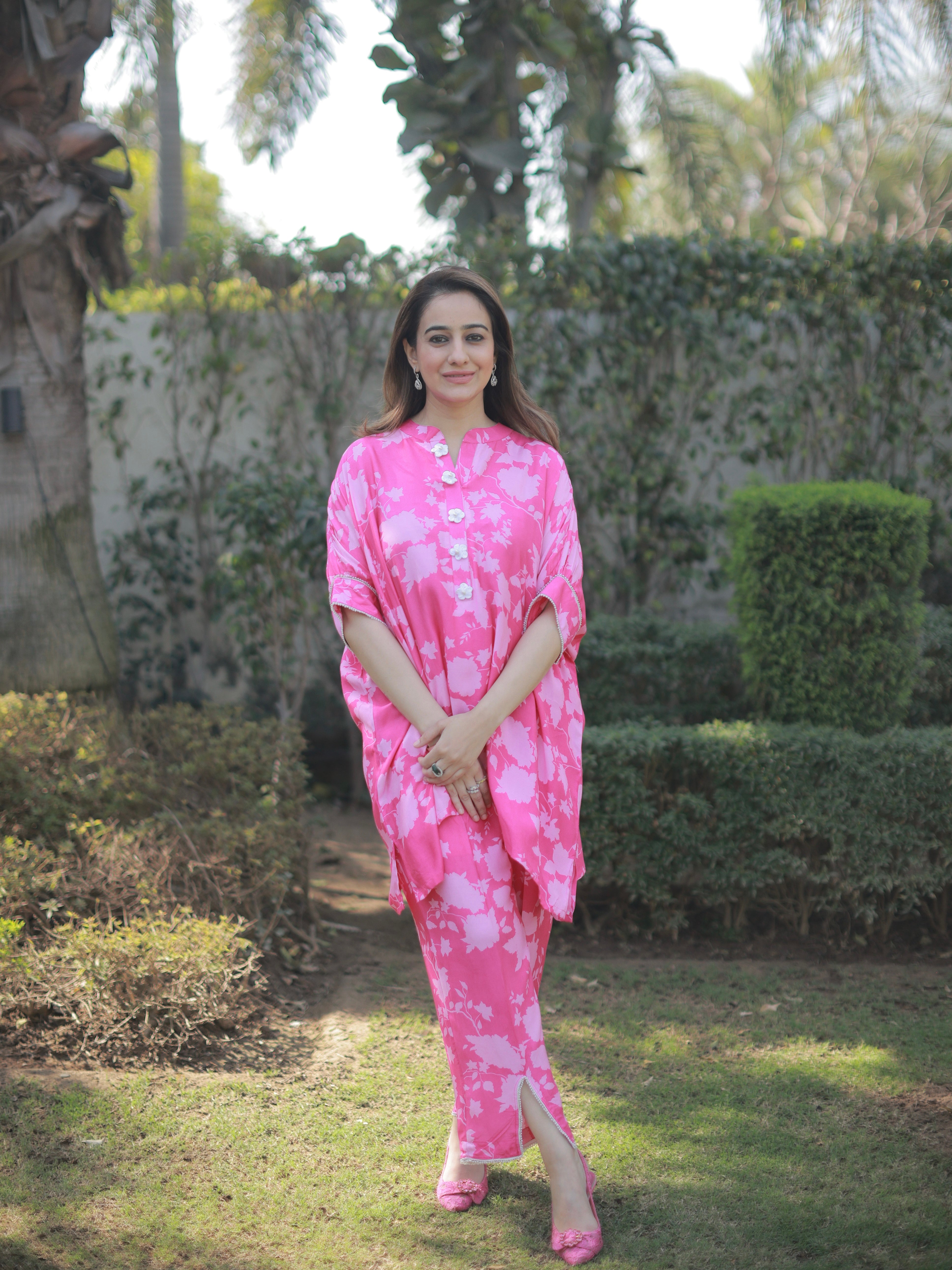 MUSLIN PINK FLORAL SET