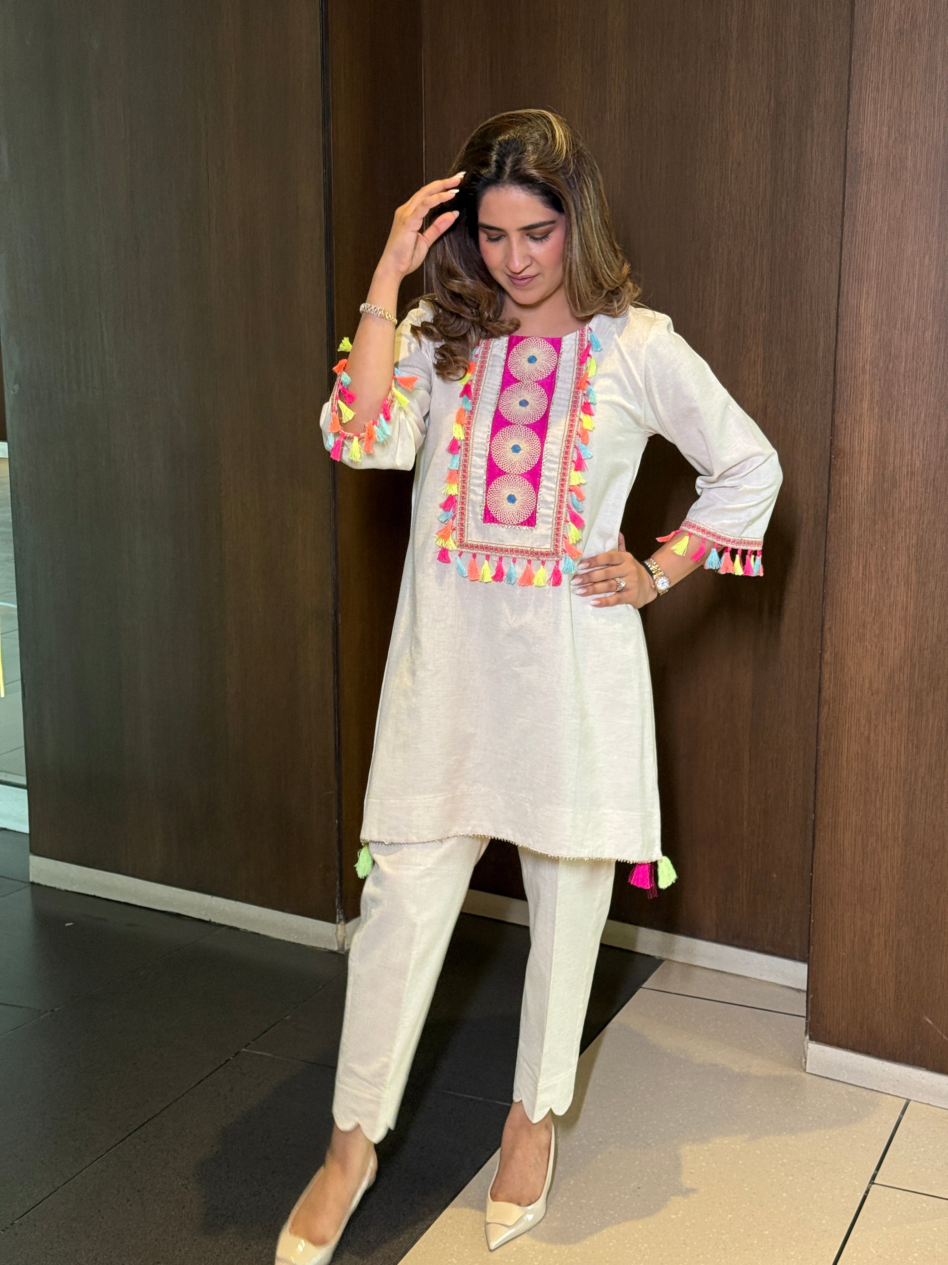 ORGANIC BOHO TASSEL SET