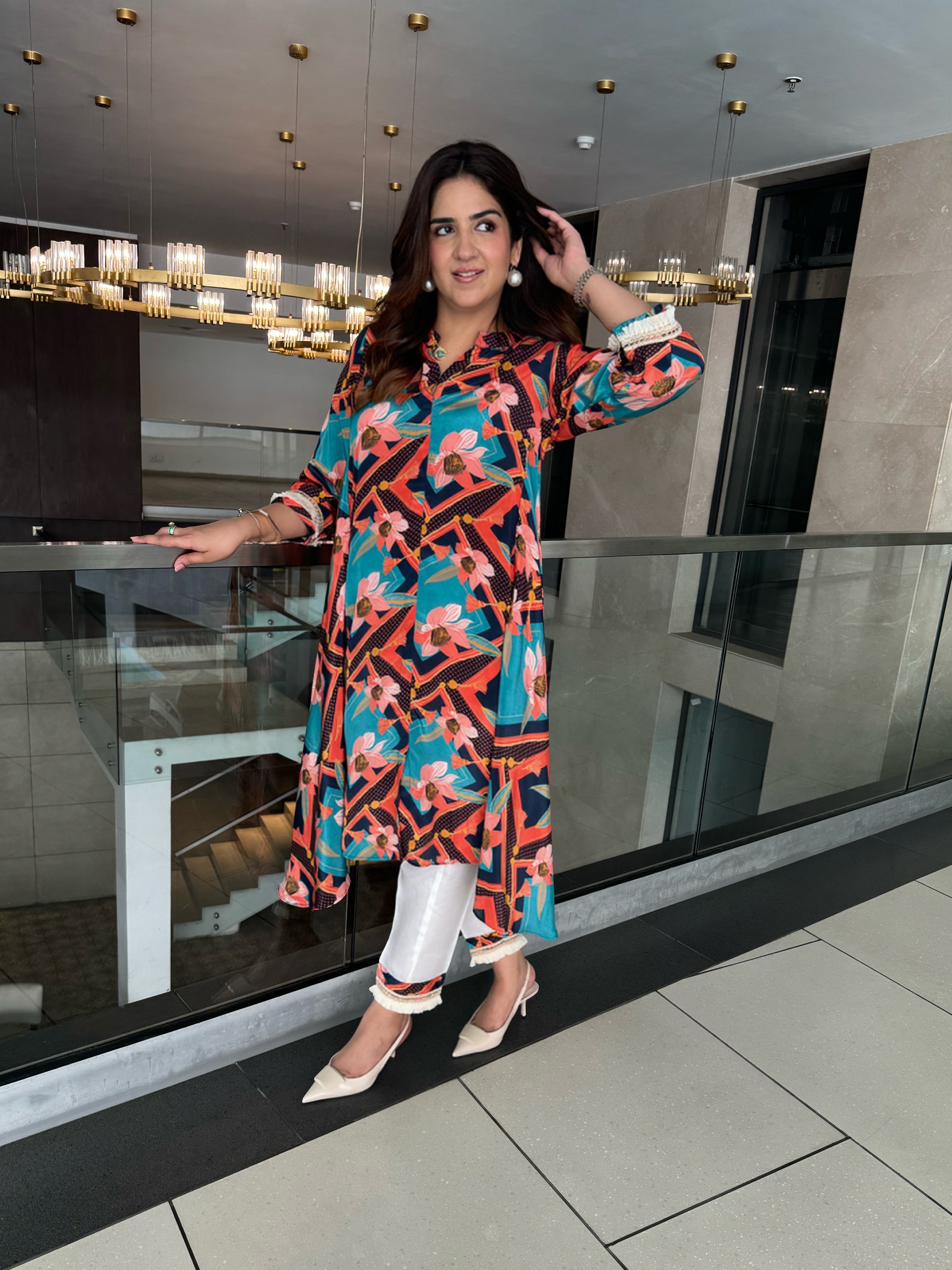 CREPE VIBRANT FLOWY SET