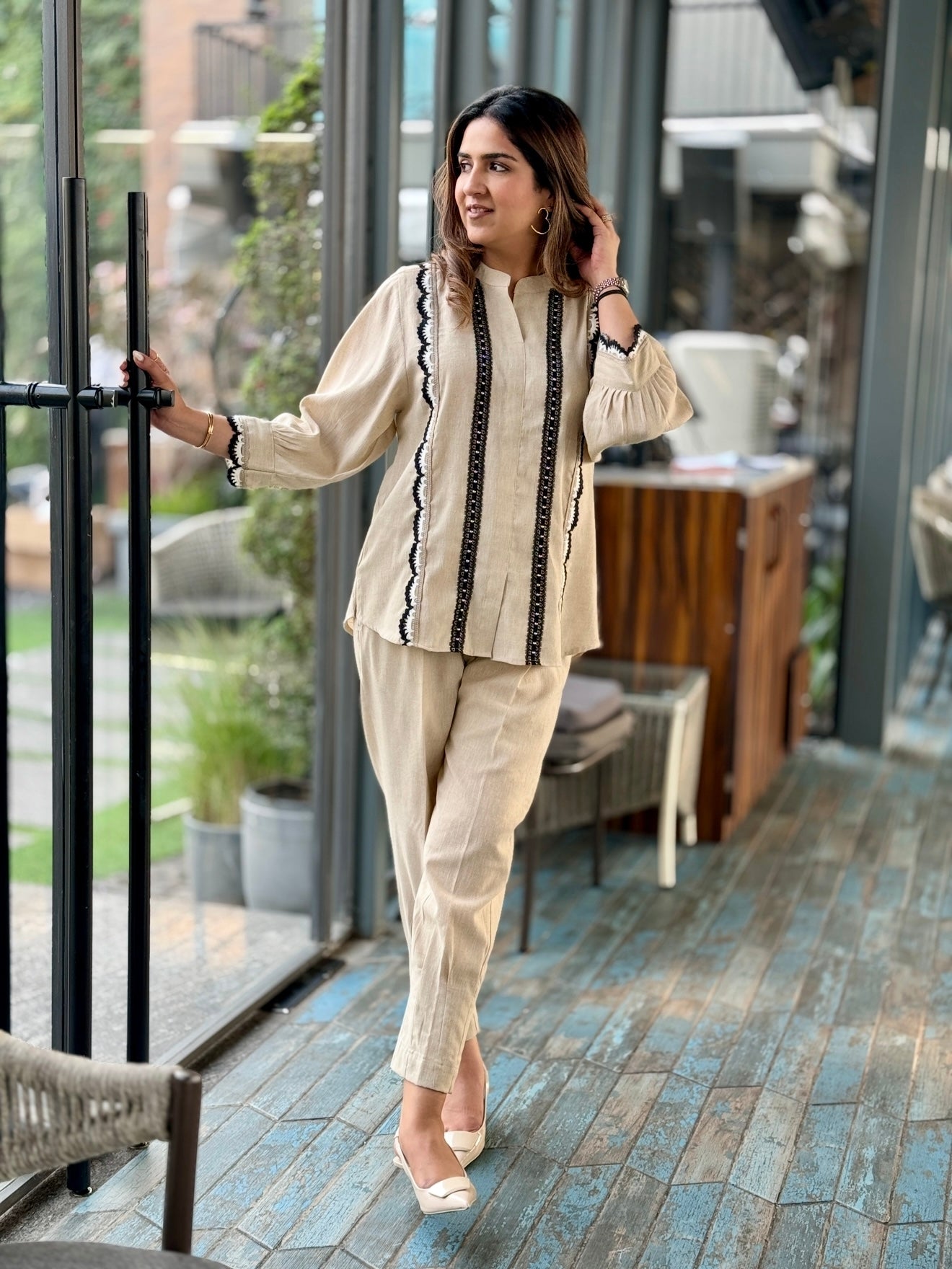 BAMBOO COTTON BEIGE SET