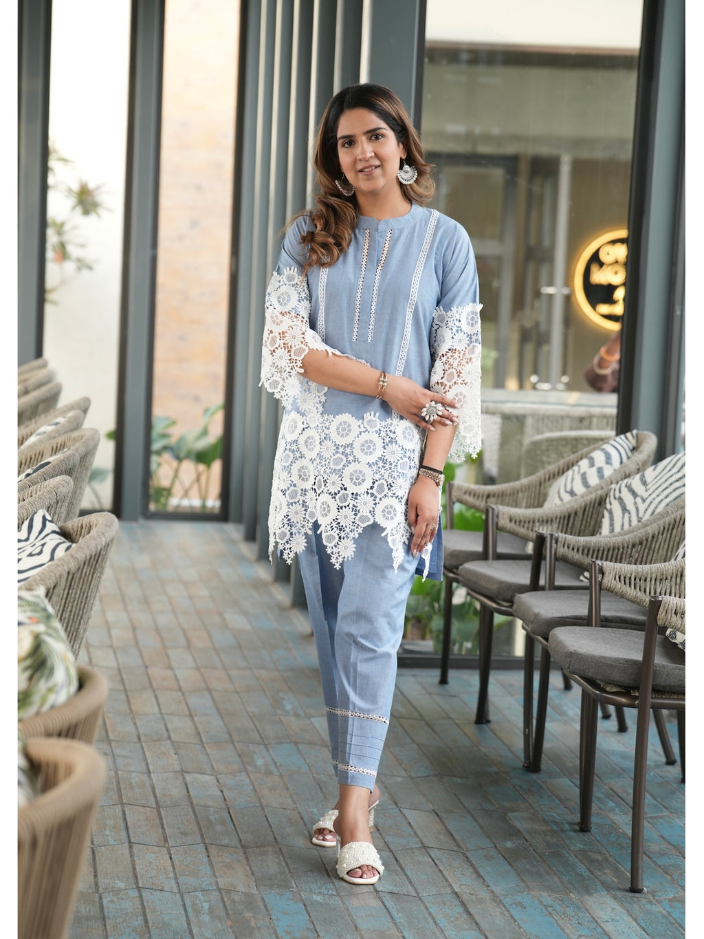BROAD LACE BLUESET