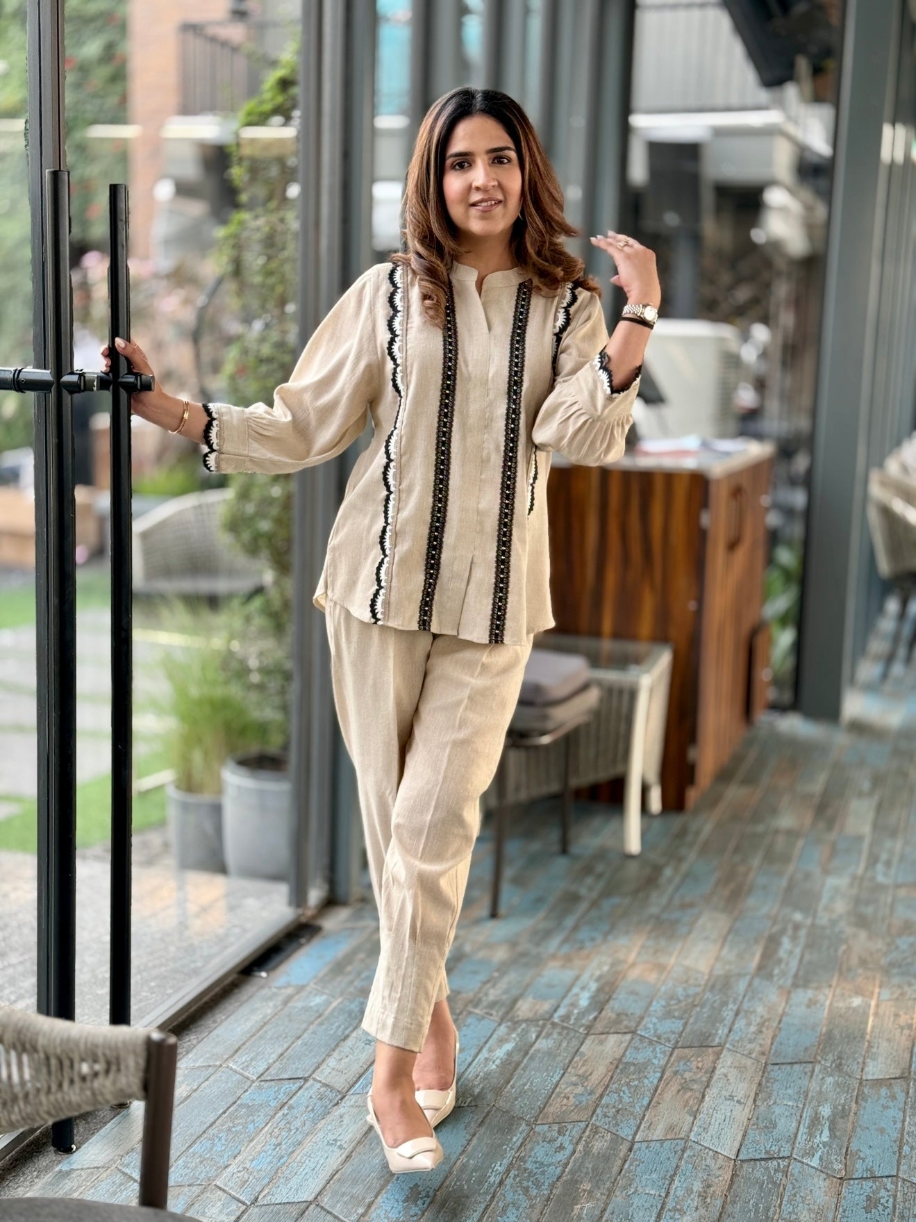 BAMBOO COTTON BEIGE SET