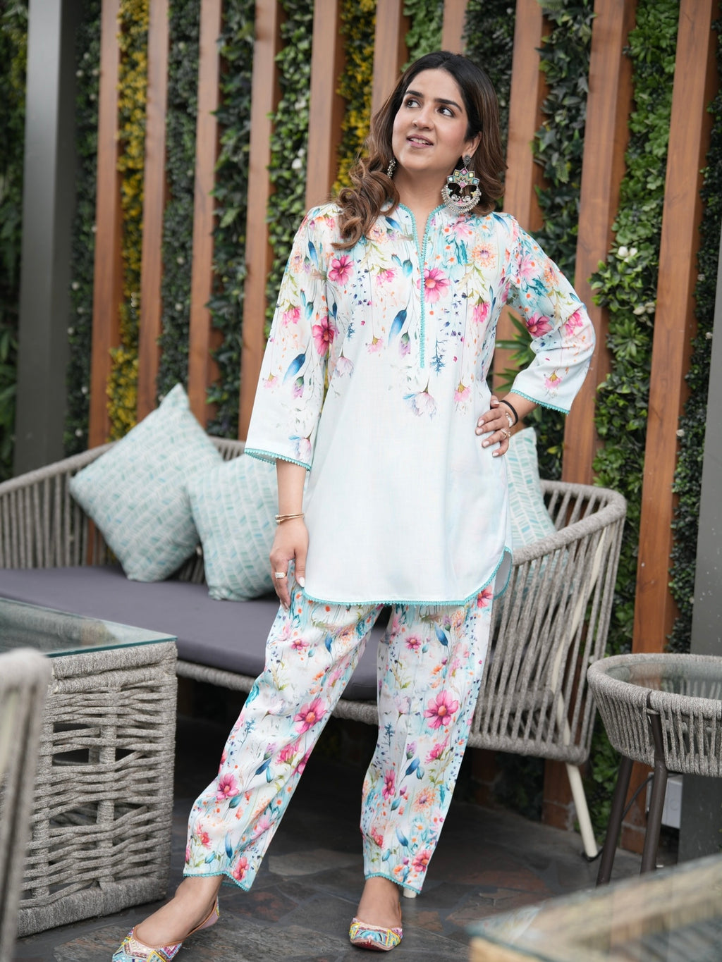 MINTY FLORAL SET