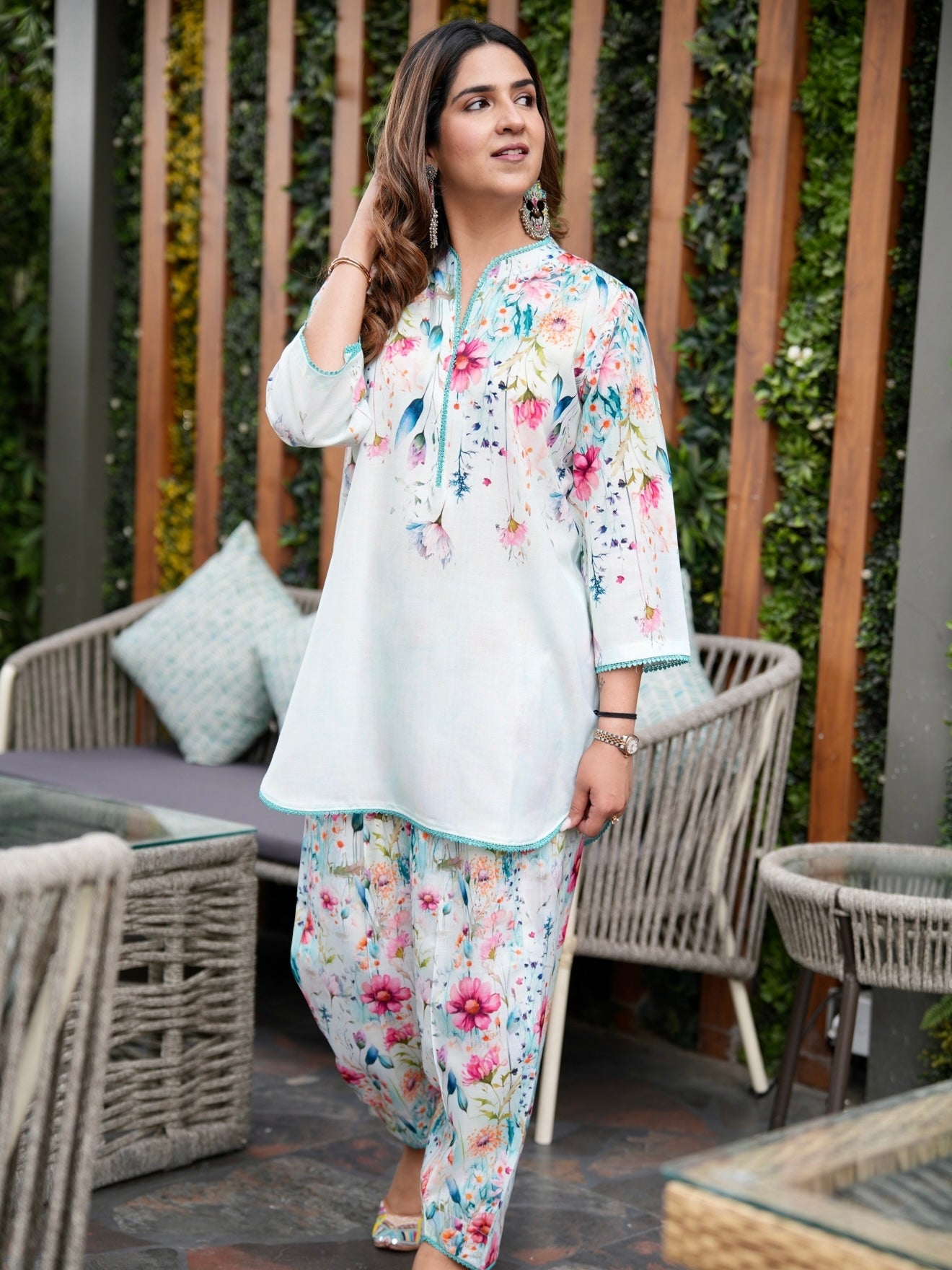 MINTY FLORAL SET
