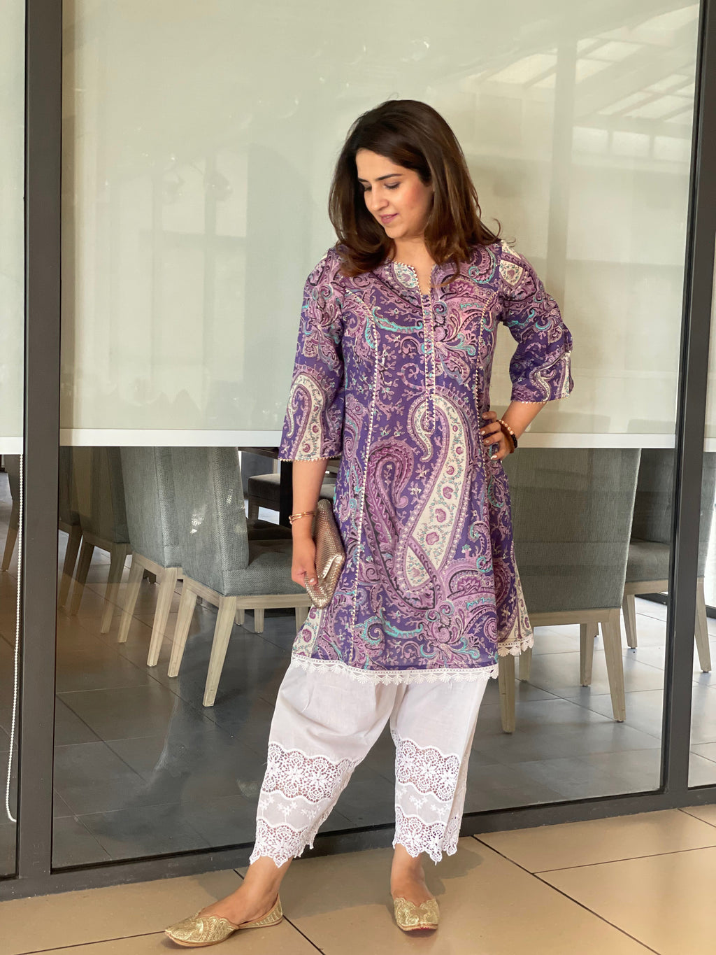 PURPLE PAISLEY