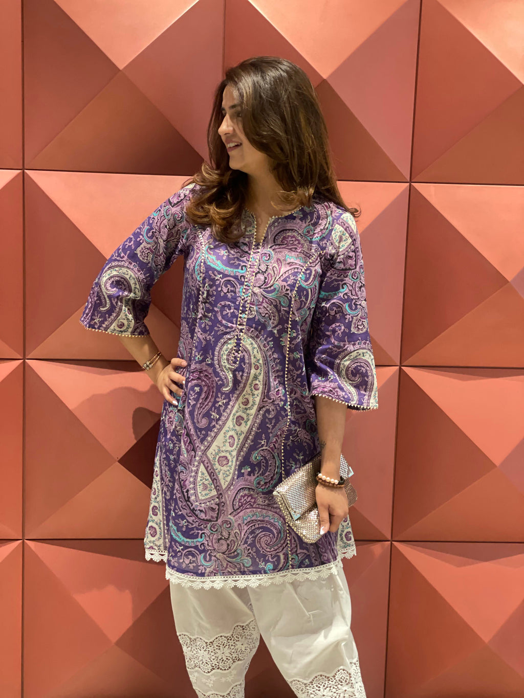 PURPLE PAISLEY